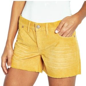 Mustard yellow GAP corduroy shorts